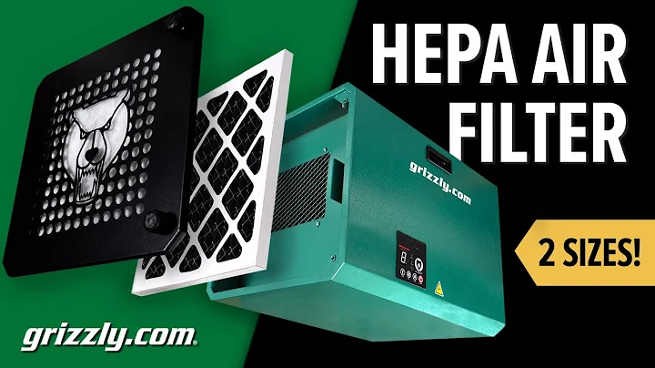 New Grizzly HEPA Hanging Air Filter | T33151 & T33150