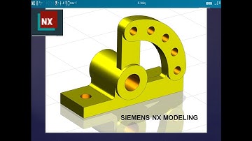 Siemens NX 1980 Version New Example - Pattern Feature - Offset Curve - Extrude Commands #cad