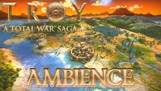 Total War Saga Troy Ambience I Studying, Relaxing, Asmr, Travelling, Sleeping, Peaceful I