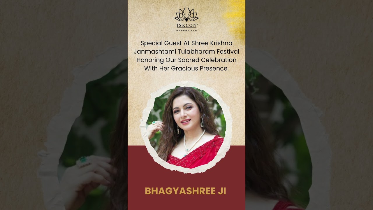 Sri Krishna Janmashtami Tulabharam Festival 2025With Special Guest – Hon. Bhagyashree Ji🌸