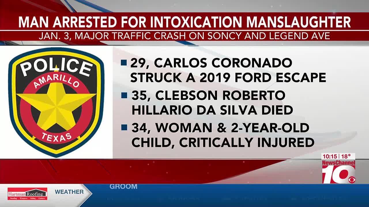 Man arrested for intoxication manslaughter after deadly crash on Soncy ...