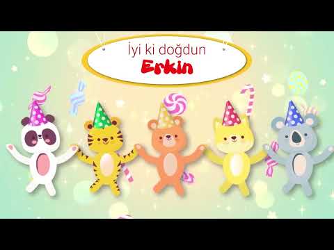 İyi ki Doğdun ERKİN - İsme Özel Çocuk Doğum Günü Şarkısı