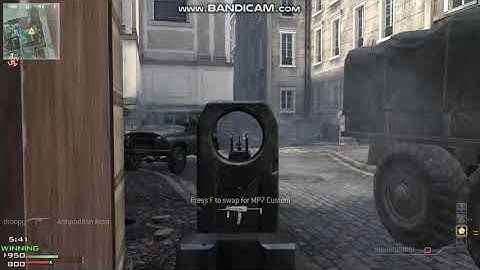 Lmg thermal camper sprayed MW3 mg36