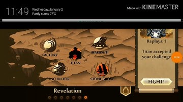 Shadow Fight 2 : Final Battle Titan Eclipse Battle Full Upgraded with Monk Set