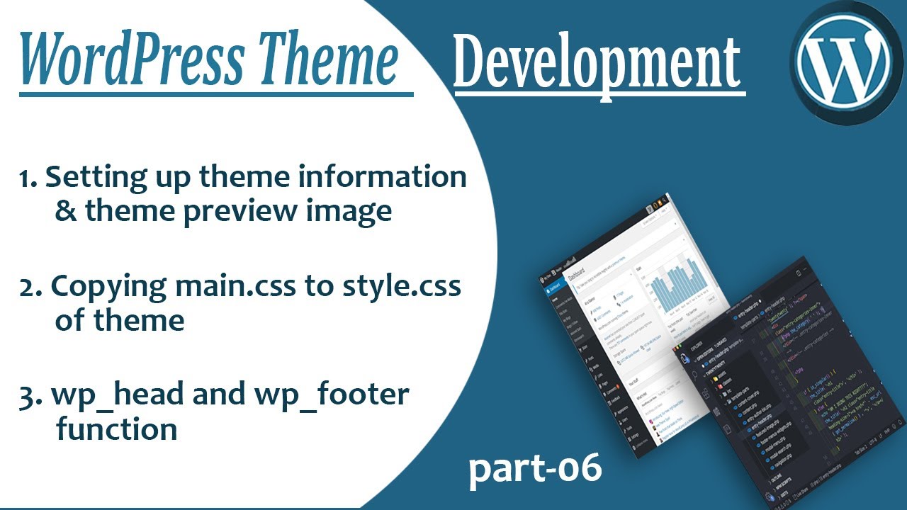 How to Make Custom WordPress Theme | WP Theme Development #06 - YouTube