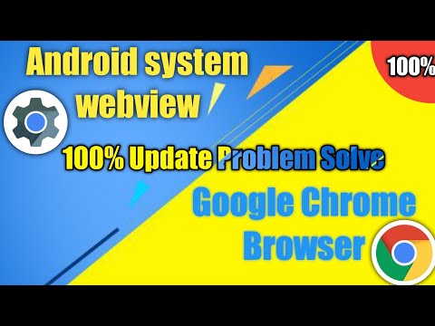 Android System Webview download pending update problem solve || android System Webview & Chrome ||