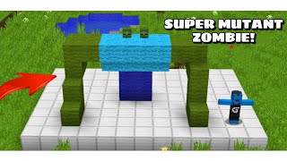 Never spawn super Mutant Zombie in Minecraft😱