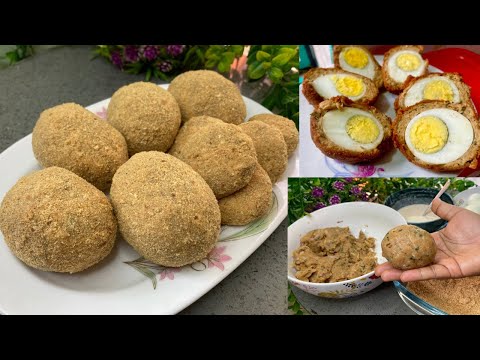রাজকীয় ডিমের কিমা কাবাব/ নার্গিসি কোফতা কাবাব ইফতারের প্রধান আকর্ষণ | Dimer kima kabab Nargisi kofta