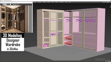 3D Modeling in 3Dsmax I How To Model a Designer Wardrobe ( Part 2 )