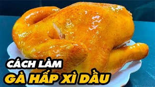 Cách nấu Gà Hấp Xì Dầu bằng Nồi Cơm Điện siêu ngon