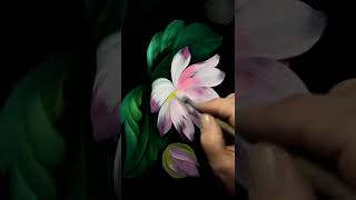 Лотос. Мазковая Живопись маслом | Lotus. Oil Painting #shorts
