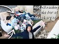 extreme cleaning and purging of my disgusting closet |Vlog 13|