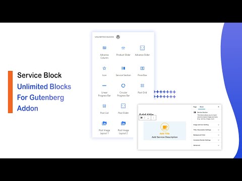 Service Section block - Unlimited Blocks For Gutenberg