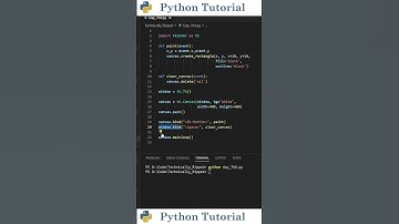 How to Clear a Tkinter Canvas | Python Tutorial