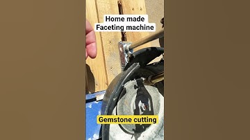 Home made Faceting machine. Do it yourself. How to build. Morganite. Quartz.