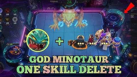 Tharz Skill 3 - Hyper God Minotaur One Skill Delete | MLBB Chess Best Strategy Chess TIPS And Tricks