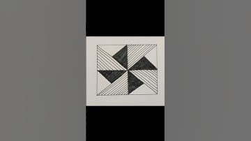 Easy Zentangle Pattern#art #zentanglepatterns #zentangleart #viral #trending #shorts #shortsfeed