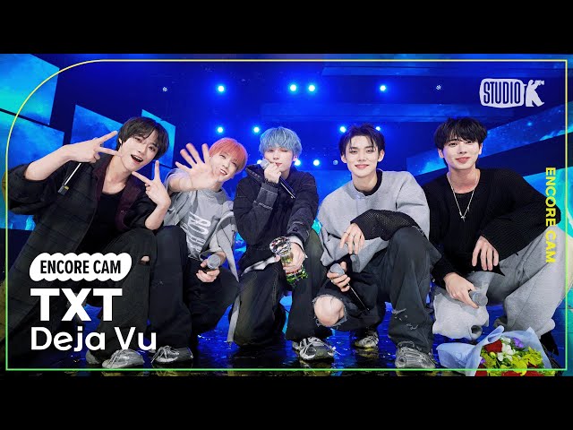 [4K] 투모로우바이투게더 'Deja Vu' 뮤직뱅크 1위 앵콜직캠(TXT Encore Facecam) @뮤직뱅크(Music Bank) 240412 class=