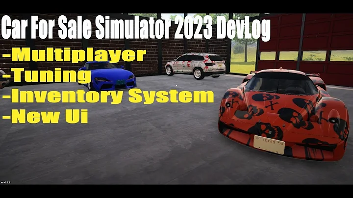 Car For Sale Simulator 2023, DevLog,Multiplayer,Tuning,Inventory System,New Ui