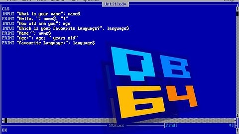 QBASIC For Kids!!
