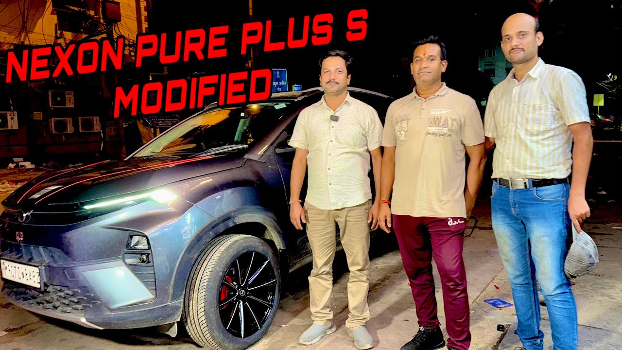 Tata Nexon Pure Plus S Modified | Nexon Modified | Nexon Modified Alloy Wheels | Nexon 2025 Modified