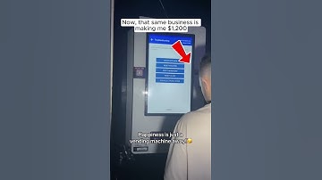 $1,200/Month Per Vending Machine (The Ultimate Side Hustle)