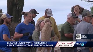 Greenfield tornado: Widespread damage in Adair County town