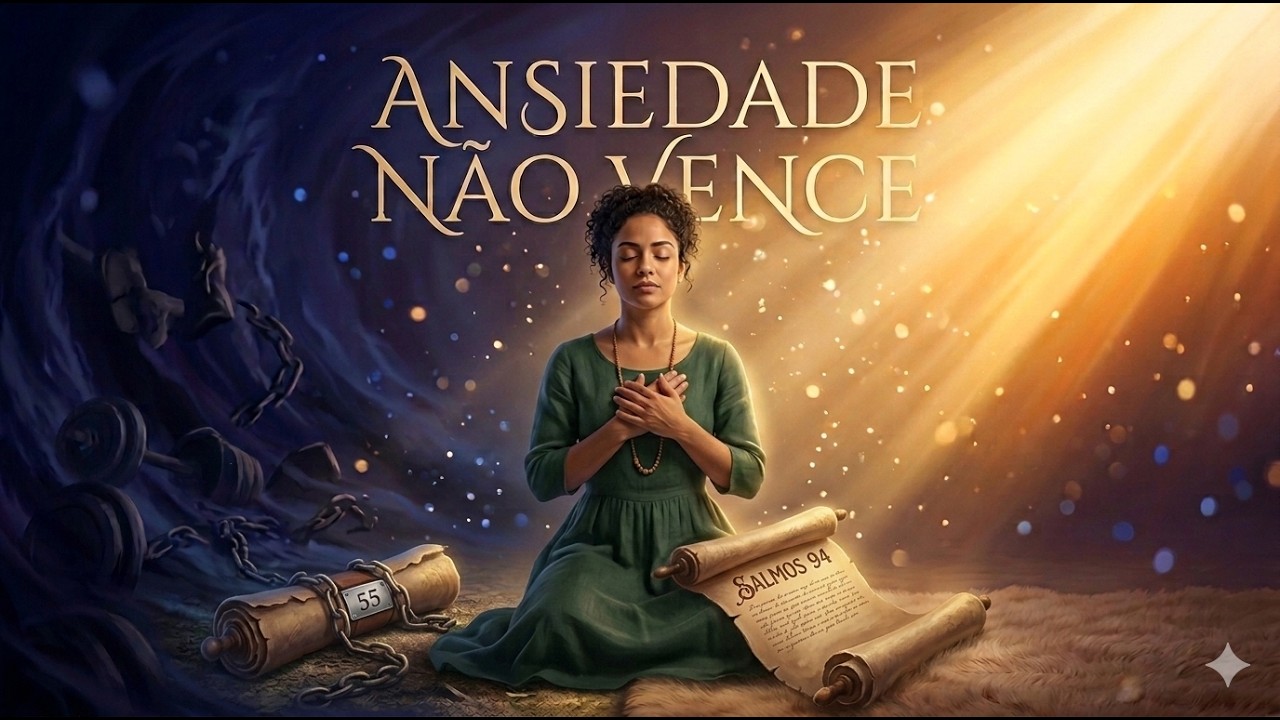 OUÇA ISSO SE A ANSIEDADE ESTÁ TE DOMINANDO - Palavra de Deus Para Acalmar o Coração - Salmos 94 e 55