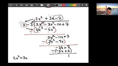 2.4 Dividing Polynomials; Remainder and Factor Theorems