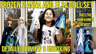 New Frozen 2 Doll Queen Anna and Elsa The Snow Queen Review I Disney Store #Frozen2Dolls #Unboxing