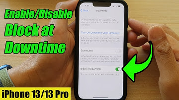 iPhone 13/13 Pro: How to Enable/Disable Block at Downtime