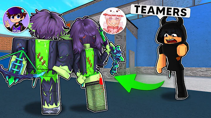 TROLLING As MATCHING HALLOWEEN TEAMERS in MM2.. (pls update)