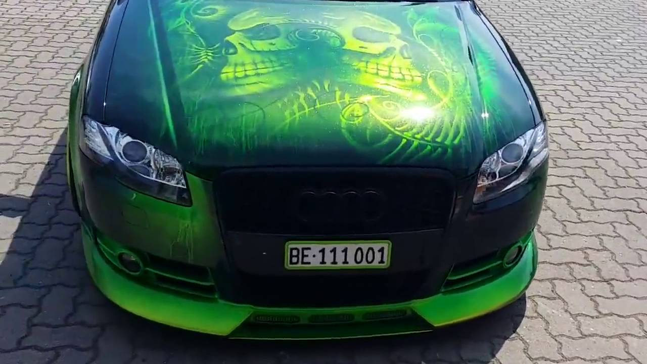 Airbrush Audi keren 2016 . Greenlight