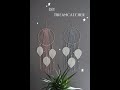 Dreamcatcher Traumfänger Macrame wall hanging Tutorial | DIY | easy How to make Boho Macramé