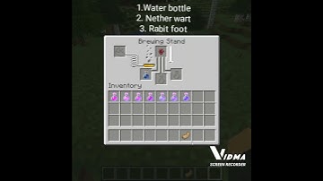 How to make leaping potion in Minecraft #minecraft #howto #howtomake