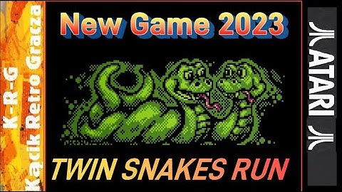 ATARI - TWIN SNAKES RUN - NEW GAME 2023