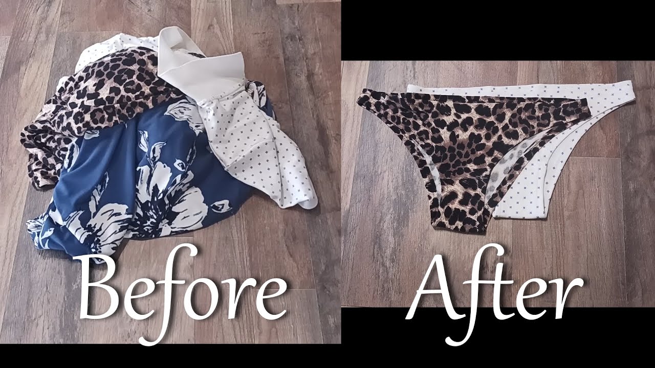 How to DIY New Underwear from Old Clothing 