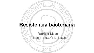 Resistencia Bacteriana