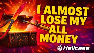 😨 ALMOST LOSE MY ALL MONEY 😇 - Hellcase Case Opening & Promo Code 2025 🤑