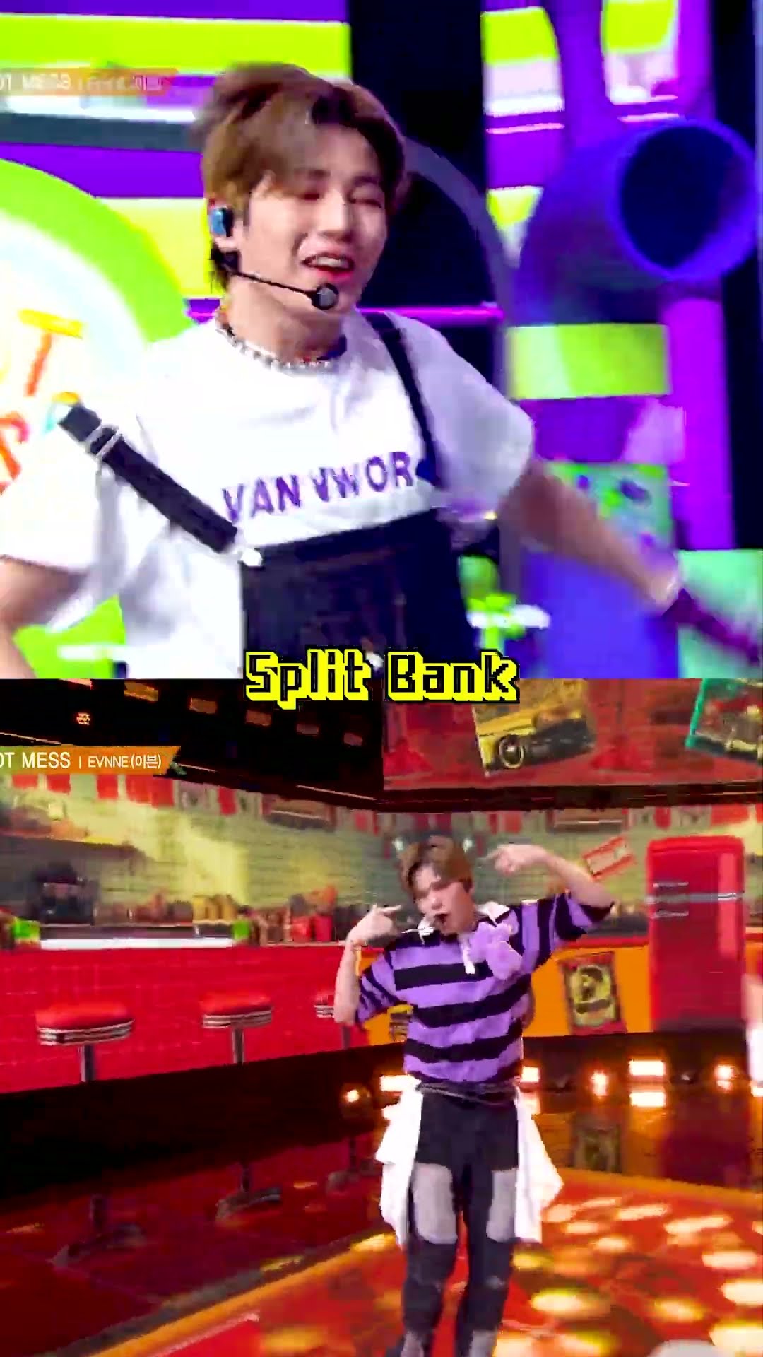 EVNNE - HOT MESS #SplitScreen #SplitBank #MusicBank #Shorts | KBS WORLD TV