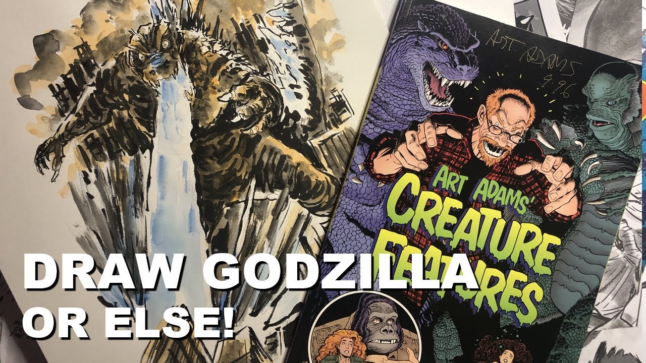 Draw Godzilla King of the Monsters step by step. Art Adams influences ...