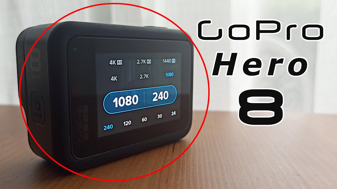 GoPro Hero 8 Black Slow Motion Tutorial & Settings | 4K60 & 1080p240 -  YouTube