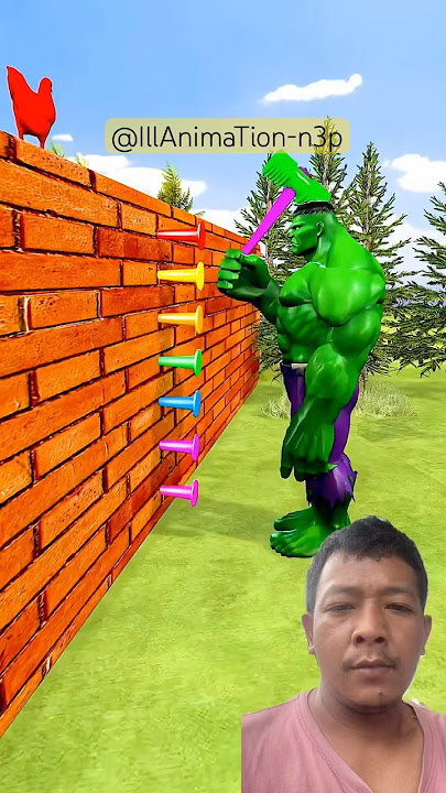 I hit the nail ‼️ Why did the nail come back again 😱 #shorts #funny