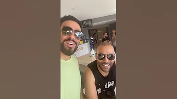 تامر عاشور ورامي جمال في الجم 