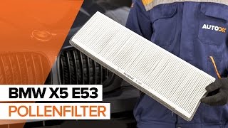 Wie BMW X5 (E53) Kabinenluftfilter tauschen - Video-Anweisung