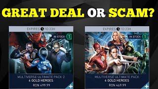 Are The Multiverse Ultimate Packs Worth It Injustice 2 Mobile Offer Review