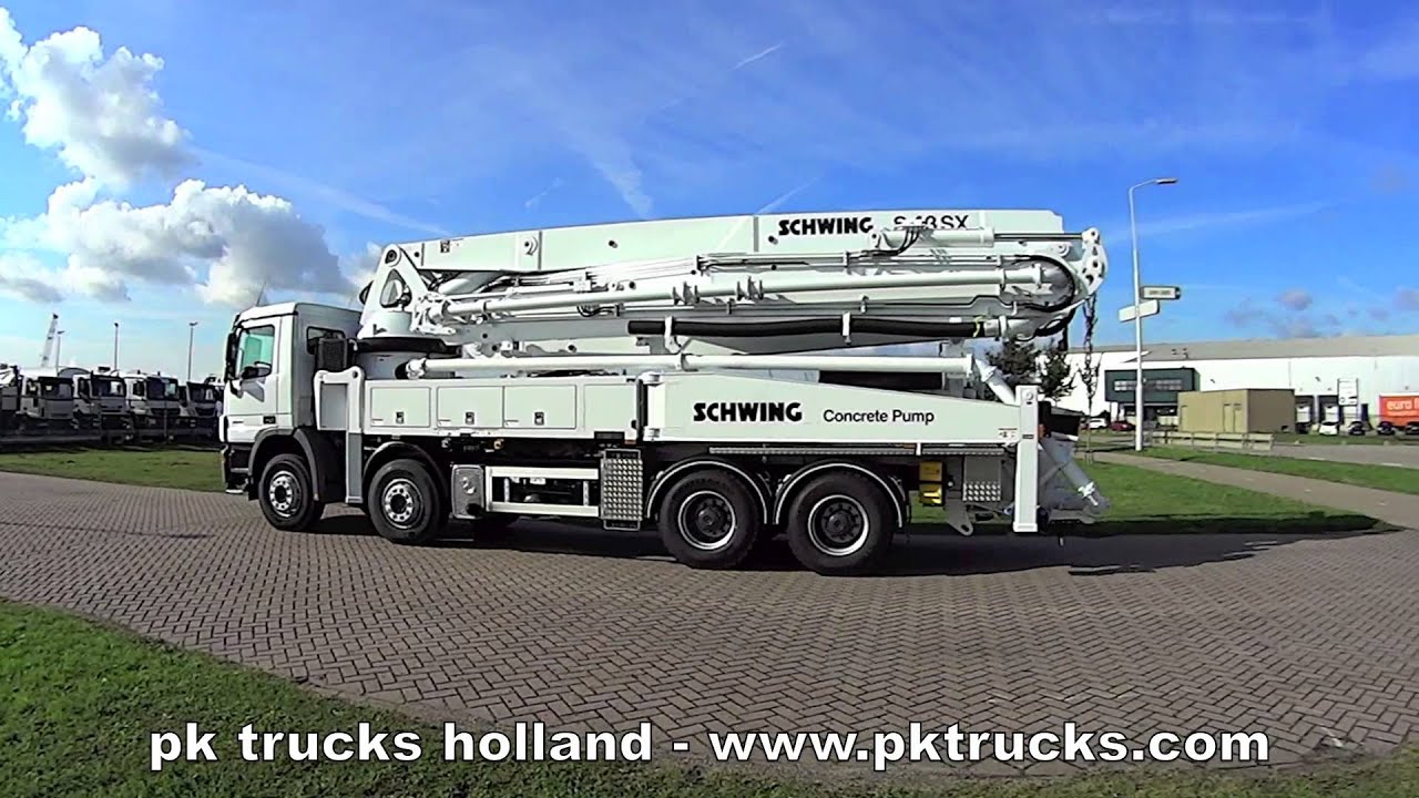 pktrucks Mercedes Actros 3541-B 8x4 Schwing, 43 mtr, concrete pump - NEW