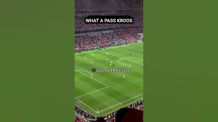 WHAT A PASS TONI KROOS AND FINISH BY VINI 🥵