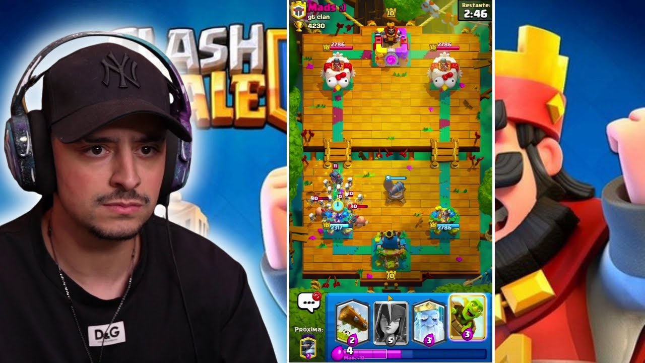 CORINGA MONTOU O MELHOR DECK NO CLASH ROYALE EP 8