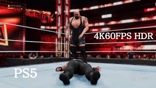 WWE 2K20 PS5 GamePlay 2k Tower Roman Reign 4K60FPS HDR